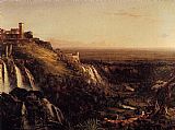 Thomas Cole The Cascatelli Tivoli Looking Towards Rome painting